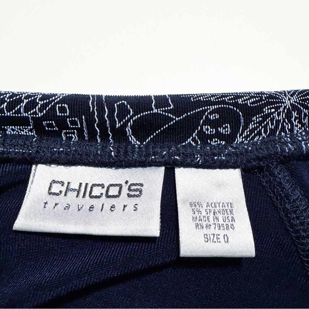 Chicos Travelers Stretch Knit Lightweight Jacket - Picture 10 of 12